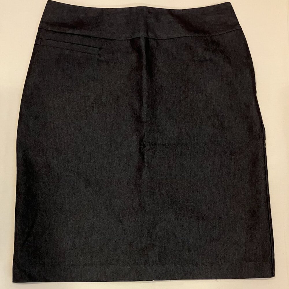 Merona Womens Navy Blue Tube Pencil Skirt Knee Length Size 4